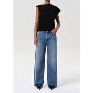 NEW AGOLDE women's keira downtown jeans in blue